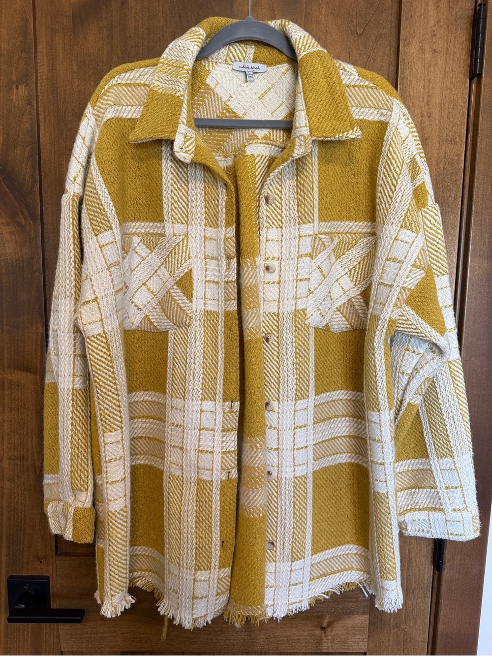 White Birch Shacket size 1XL - NEW